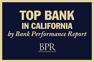 Graphic: Top Bank in California by Bank Performance Report